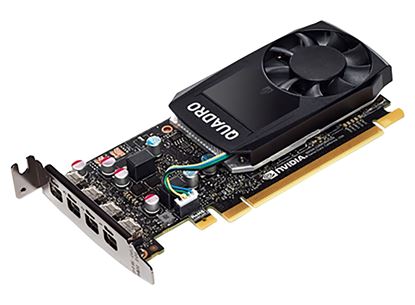 Picture of NVIDIA® Quadro® P620, 2GB, 4 mDP to DP adapter