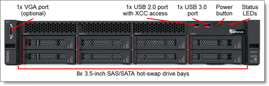 Picture of Lenovo ThinkSystem SR650 LFF Platinum 8280