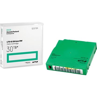 Picture of HPE LTO-8 Ultrium 30TB RW Data Cartridge (Q2078A)